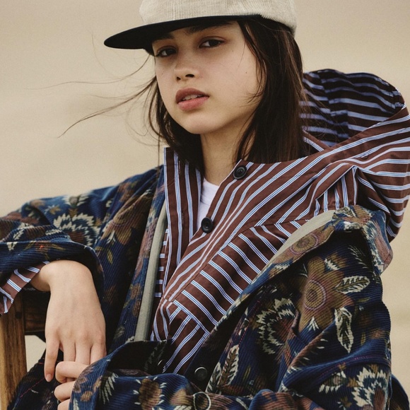 KasMaria Khaki Corduroy Cap - Picture 2 of 4